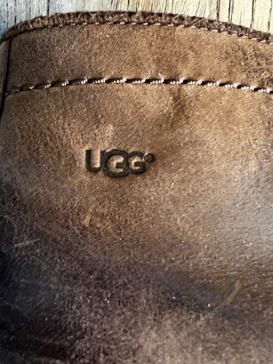 UGG Treadlite EnerG Comfort Brown Leather Chukka Boots Men\'s 10.5 main image 9